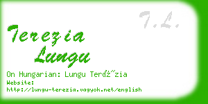 terezia lungu business card